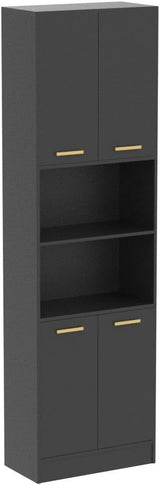 Pantry Cabinet, 75" Tall Freestanding Kitchen Pantry Storage Cabinet with Doors and Adjustable Shelves