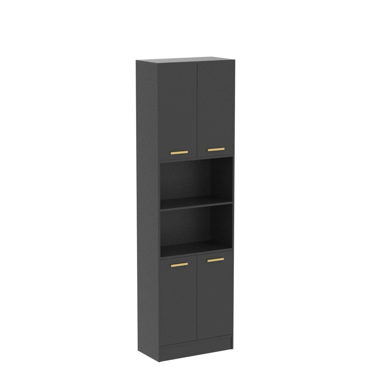 Pantry Cabinet, 75" Tall Freestanding Kitchen Pantry Storage Cabinet with Doors and Adjustable Shelves