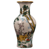 Ceramic Art Handmade Vase Chinese Style for Rustic Farmhouse,Living Room Decor