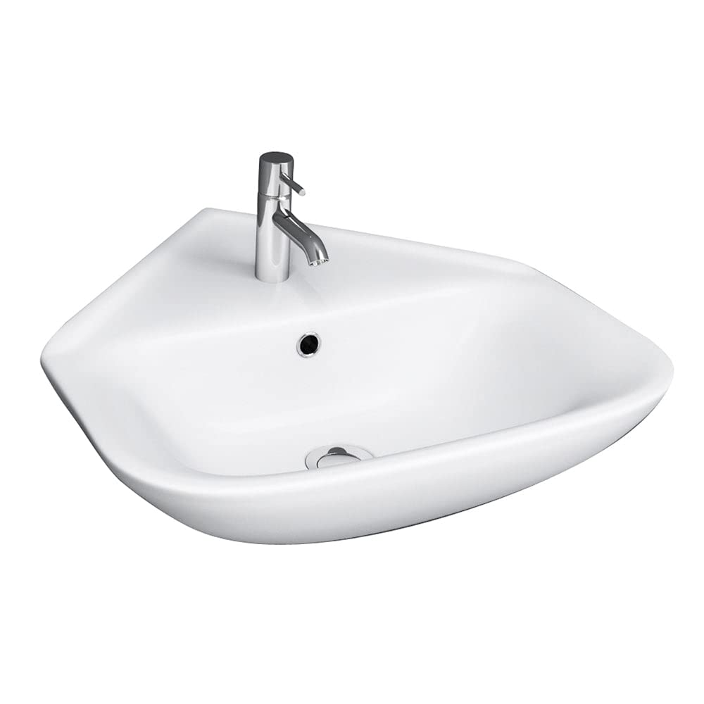 Eden Corner Wall-Hung Basin 17-3/4" W x 18-3/4" D x 6-1/8" H