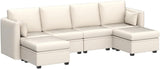 Modular Sectional Sofa, Convertible U Shaped Sofa Couch with Storage, High Supportive & Soft Sponges