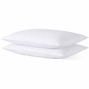 Medium Thin Flat Slim Ultra Soft Bed Pillows Queen Size Set of 2 Pack for Sleeping