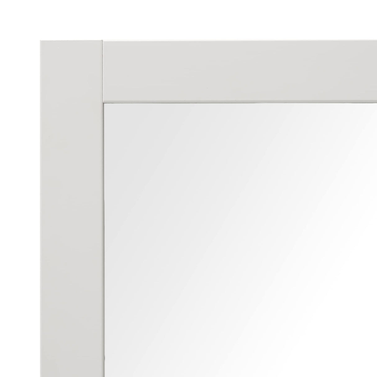 Wall Mirror, S01, 70 x 50, White, Made in Italy