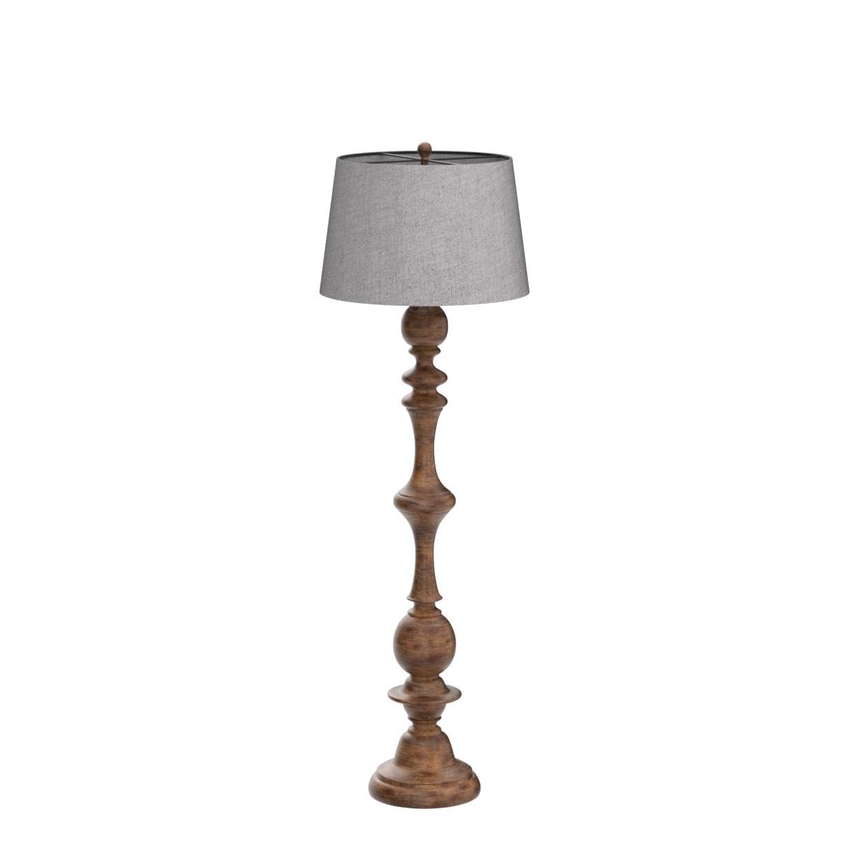 Taylor 67" Resin LED Floor Lamp - Farmhouse Rustic Cottage Style