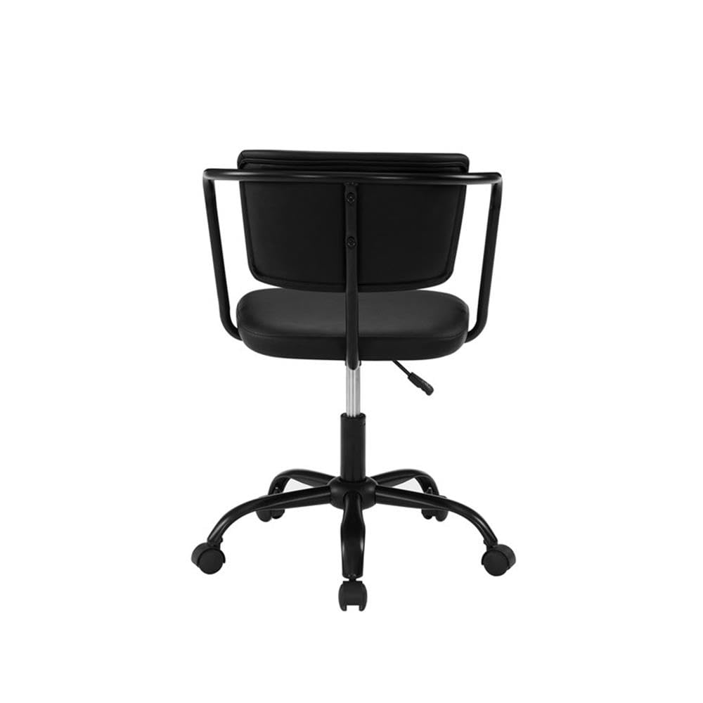 Heyden Modern Adjustable Swivel Desk Chair, 22 Inch, Black