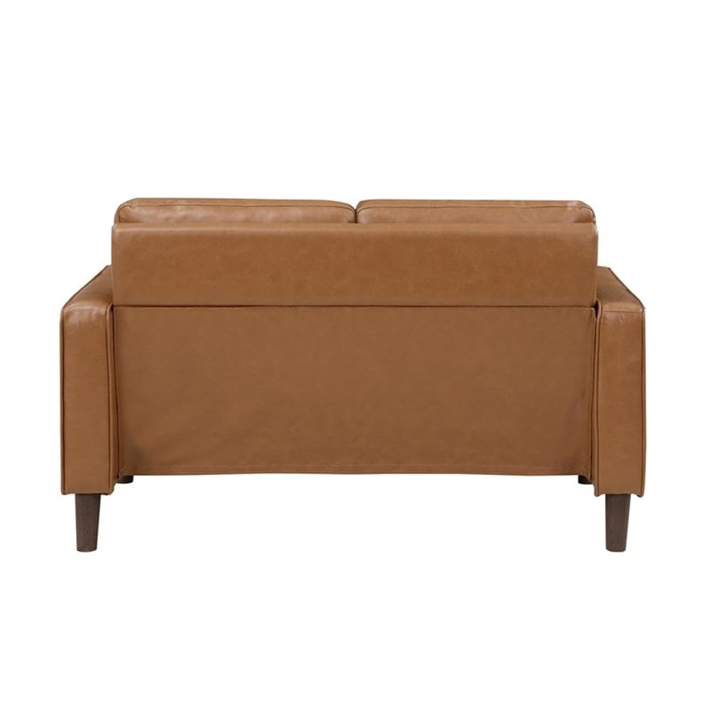 Pratima Living Room Loveseat, Brown