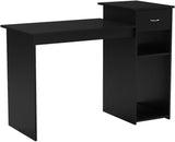 Home Office Computer Desk with Storage Drawer and Monitor Stand