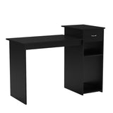 Home Office Computer Desk with Storage Drawer and Monitor Stand