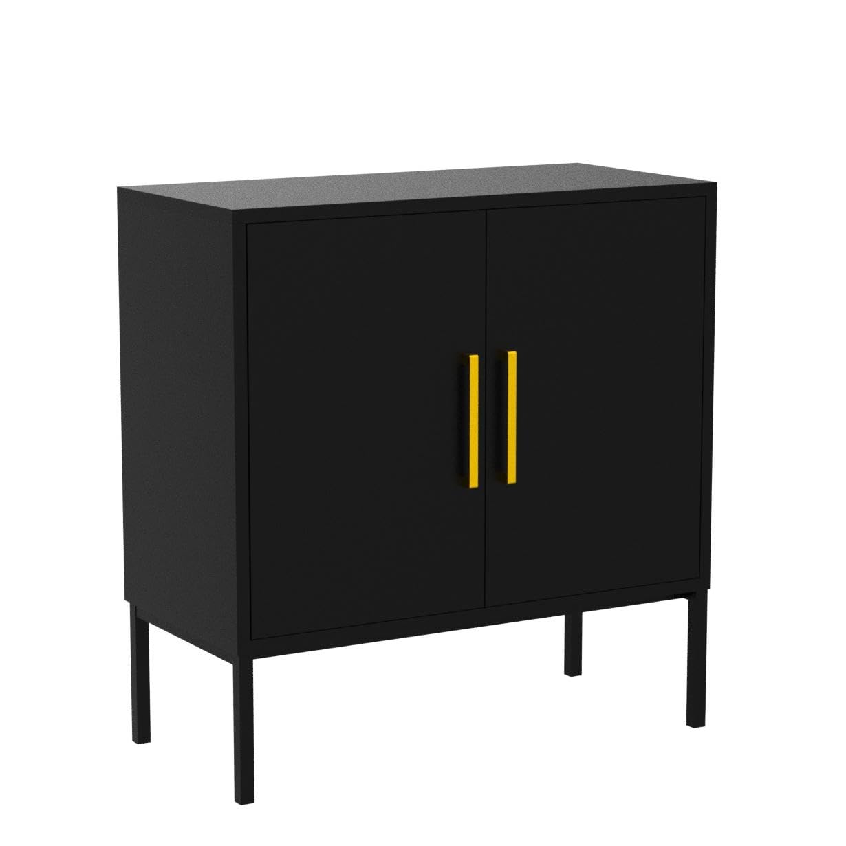 Accent Storage Cabinet with Doors and Adjustable Shelf