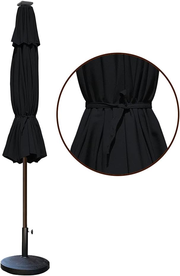 USA 10-Year-Non-Fading Solar 9ft Market Umbrella