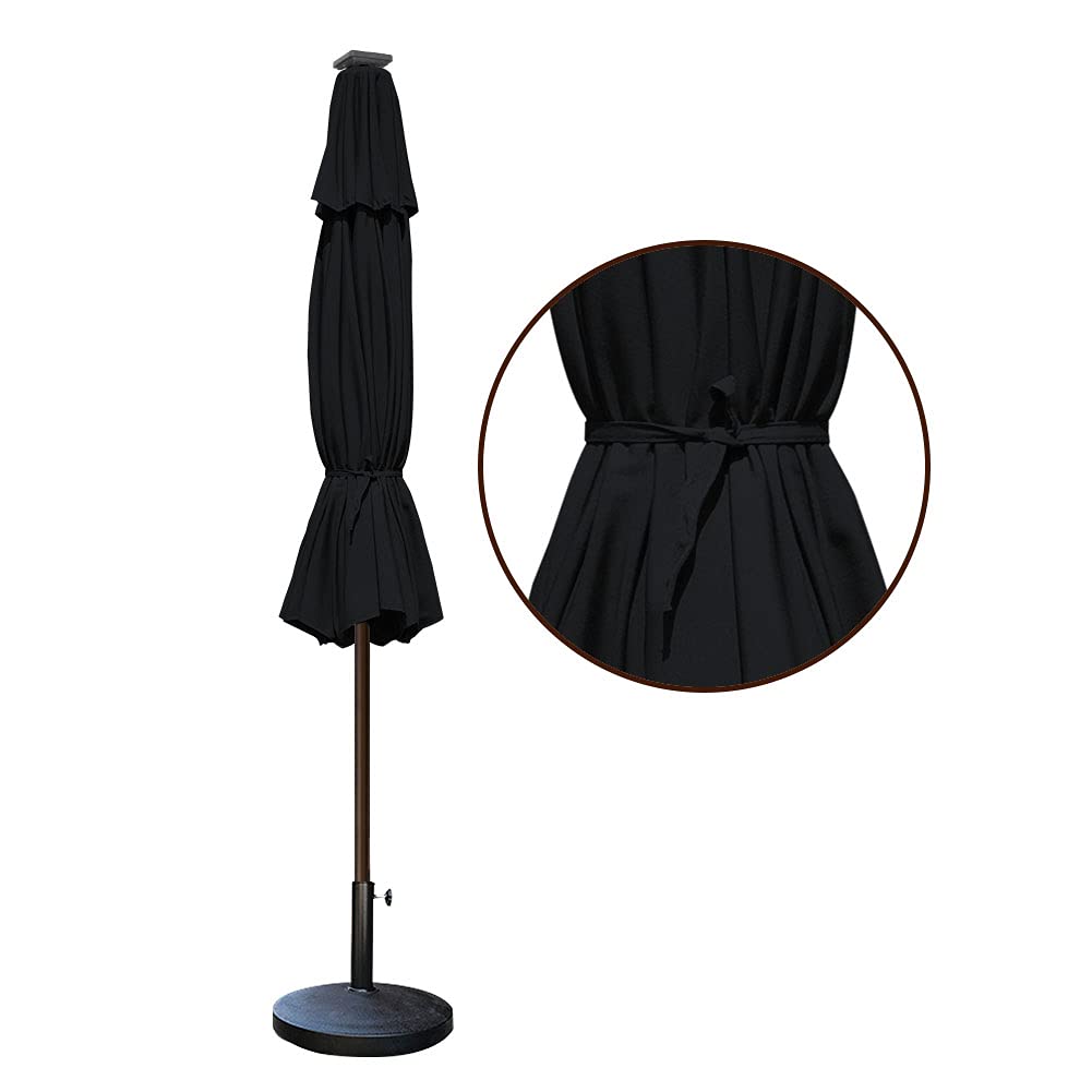 USA 10-Year-Non-Fading Solar 9ft Market Umbrella