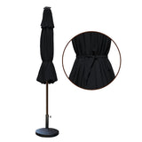 USA 10-Year-Non-Fading Solar 9ft Market Umbrella