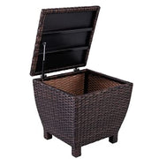 Small Deck Storage Box Outdoor with Lid