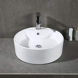 BSK5402A Solea Collection Mira Bathroom Basin Sink, White