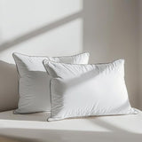 Luxury Hungarian Goose Down Pillows - 750 Fill Power, 460 Thread Count Cotton Blend