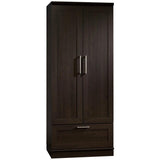 Wardrobe Armoire, Storage Cabinet with 1-Drawer and Garment Rod in Dakota