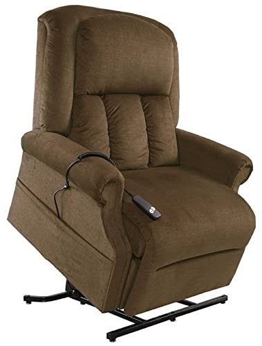 NM7001-CDV-A01 Vance Ultimate Power Recliner Chair, Cafe Finish, Designed for The 5'8" to 6' Person