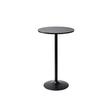 Santina 2 Pack Round Bar and Pub Table, Black