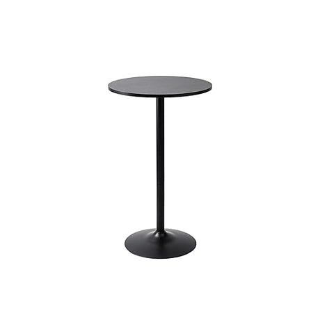 Santina 2 Pack Round Bar and Pub Table, Black