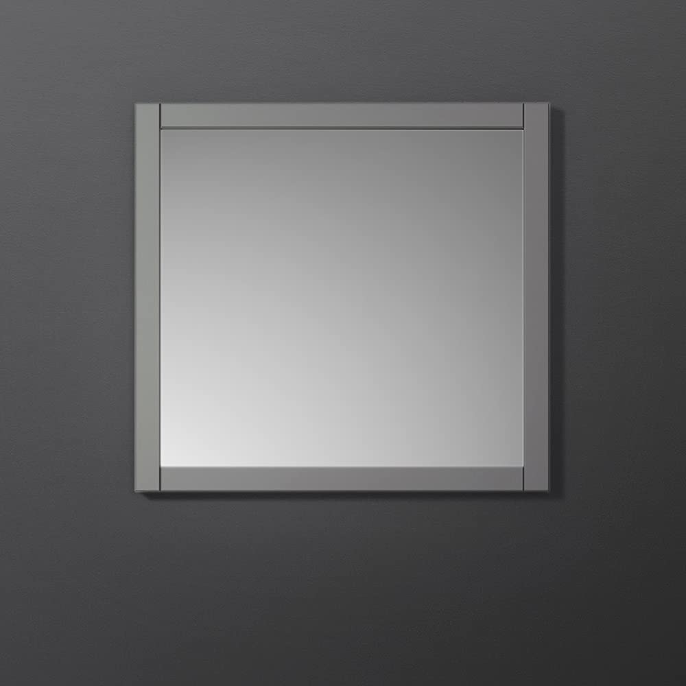 Manchester 30" White Traditional Bathroom Mirror