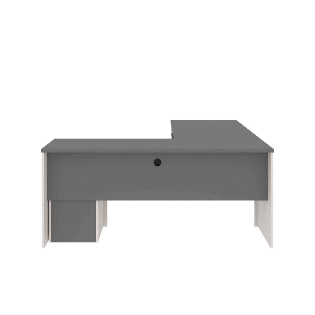 Connexion L-Shaped Desk in Sandstone