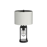 21'' Industrial Table Lamps Set of 2 with Night Light & USB Port