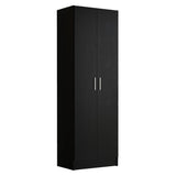 Storage Cabinet Armoire Closet with 2 Doors and 5 Utility Shelves 23" L Wooden