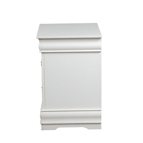 Louis Philippe Nightstand in White