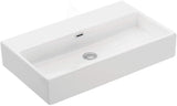 Quattro 70.00 Ceramic Above Counter/Wall Mount Rectangular Bathroom Sink