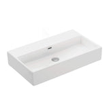 Quattro 70.00 Ceramic Above Counter/Wall Mount Rectangular Bathroom Sink