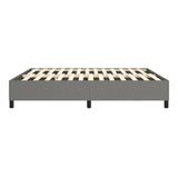 Bed Frame Dark Gray 72"X83.9" California King Fabric 3120910