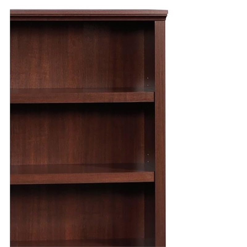 43.75" x 35.25" Traditional Engineered Wood 3-Shelf Bookcase with Patented Slide-On