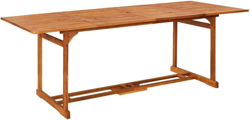 Patio Dining Table 86.6"x35.4"x29.5" Solid Acacia Wood