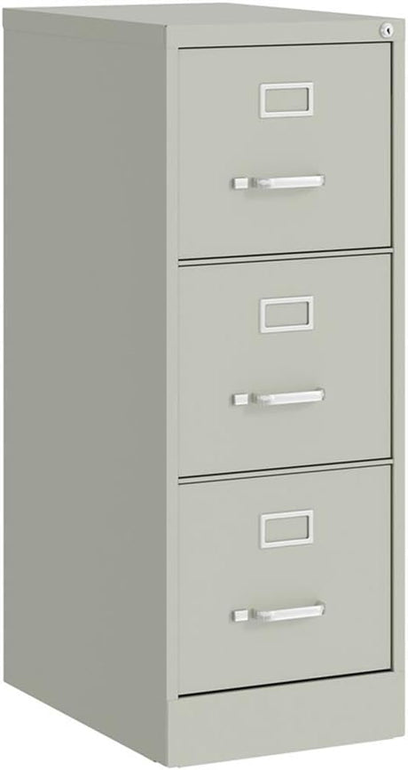 3 Drawers 40.19" Vertical Black Metal Filing Cabinet Lockable Pre-Assembled Stationary Letter Size