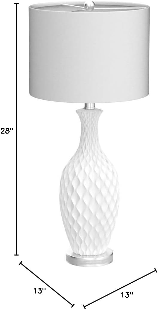 Irvine 28" Ceramic Table Lamp, Height, Ivory