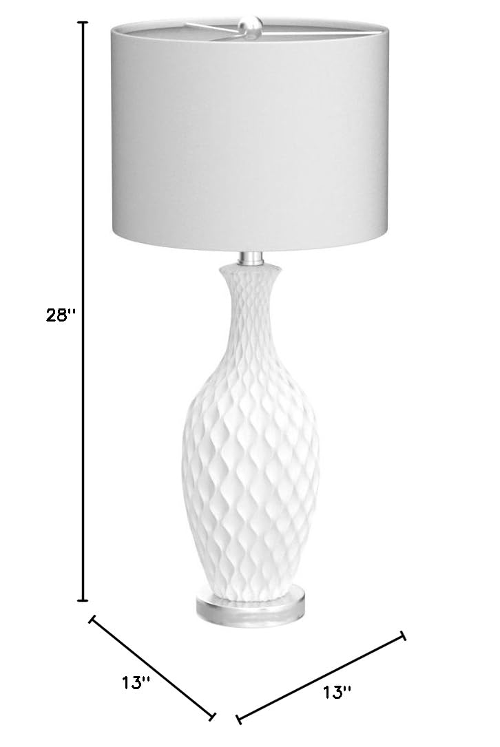 Irvine 28" Ceramic Table Lamp, Height, Ivory