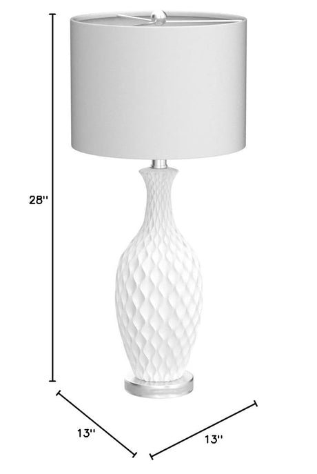 Irvine 28" Ceramic Table Lamp, Height, Ivory