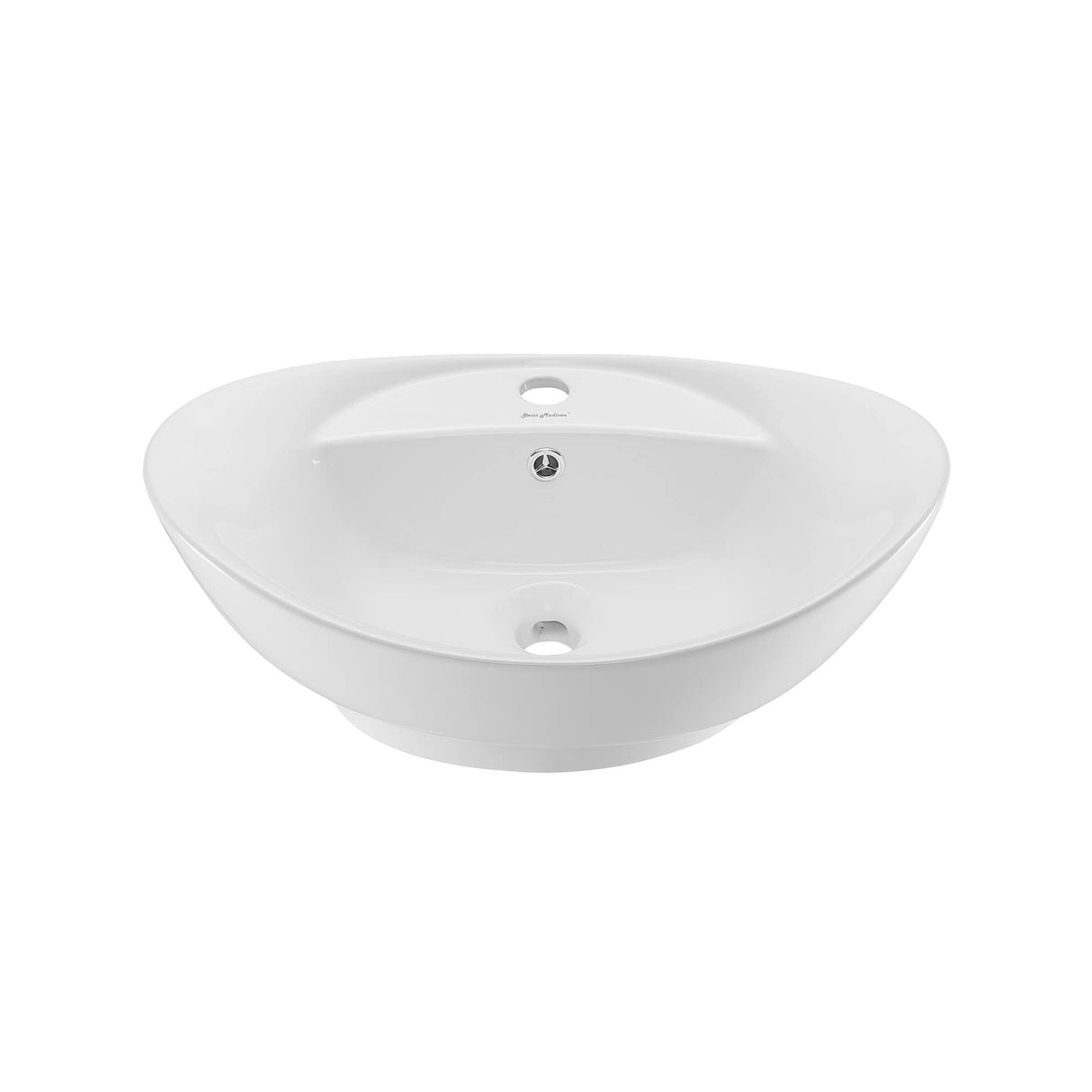 Well Made Forever SM-VS211 Ivy 23" Oval Ceramic Vessel Sink