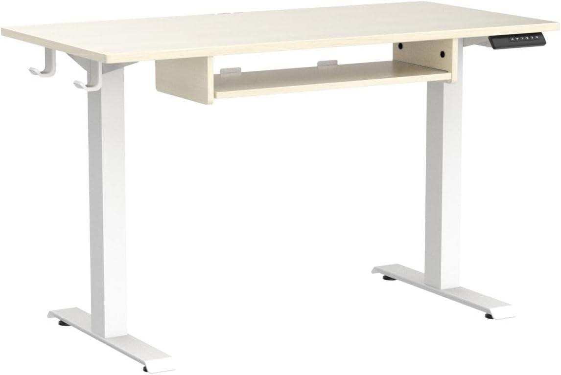 Standing Desk Adjustable Height with Extra Large Keyboard Tray,