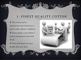 Luxury Ultra Soft 1PC Comforter Pinch Pleated Desing 100% Egyptian Cotton