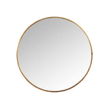 Large Round Gold Framed Wall Mirror 80cm x 80cm