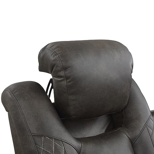 LumiLuxe Power Recliner Chair – Storage Arms, USB, LED & Power Headrest
