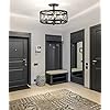 Sylvain 15.5" Metal Bohemian, Cottage, Farmhouse, Rustic, Transitional LED,Chandeliers
