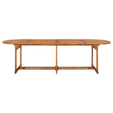 Patio Dining Table 110.2"x35.4"x29.5" Solid Acacia Wood