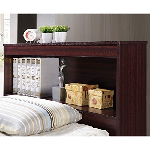 Bed with 3 Drawers in Mahogany