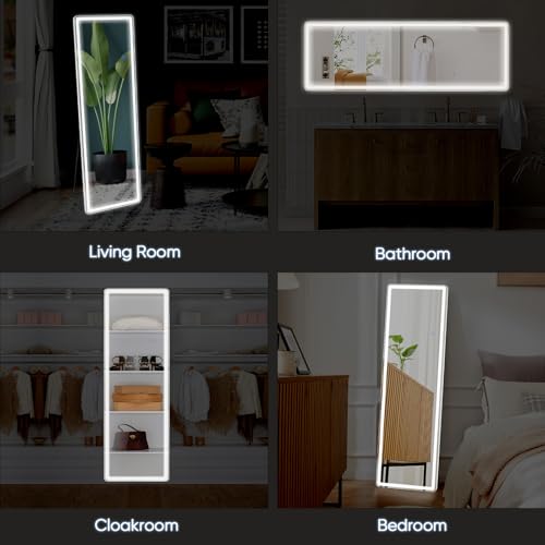 LED Full Length Mirror 20×63 with 3 Color Lights