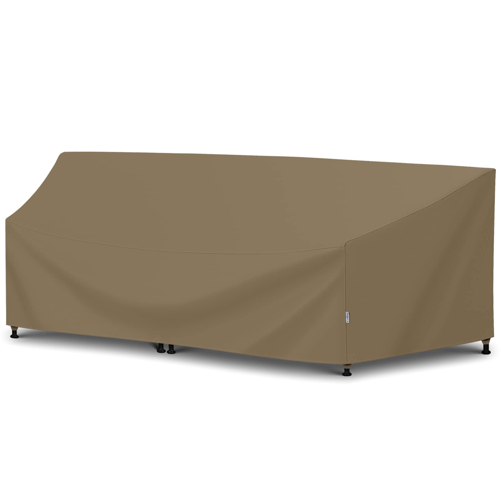 Outdoor Curved Sectional Couch Cover, Heavy Duty Waterproof Patio Sofa Cover