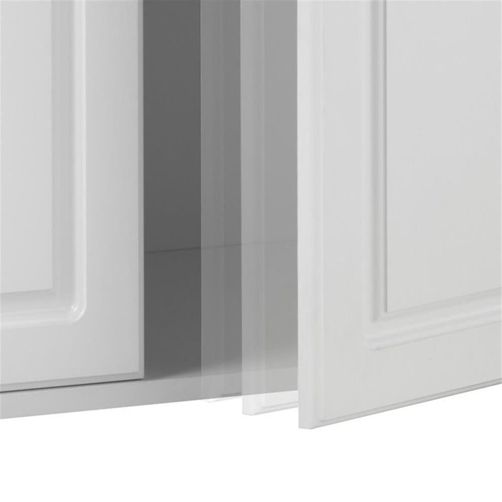 SystemBuild Evolution Kendall 36" 2 Door/2 Drawer Storage Cabinet - White