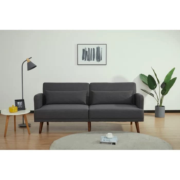 Furniture Home Series Mid-Century Modern 76.38'' Upholstered Convertible