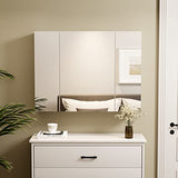 Medicine Cabinets Bathroom Mirror Cabinet with 3 Door 31.5 x 23.6 Inch Bathroom Wall